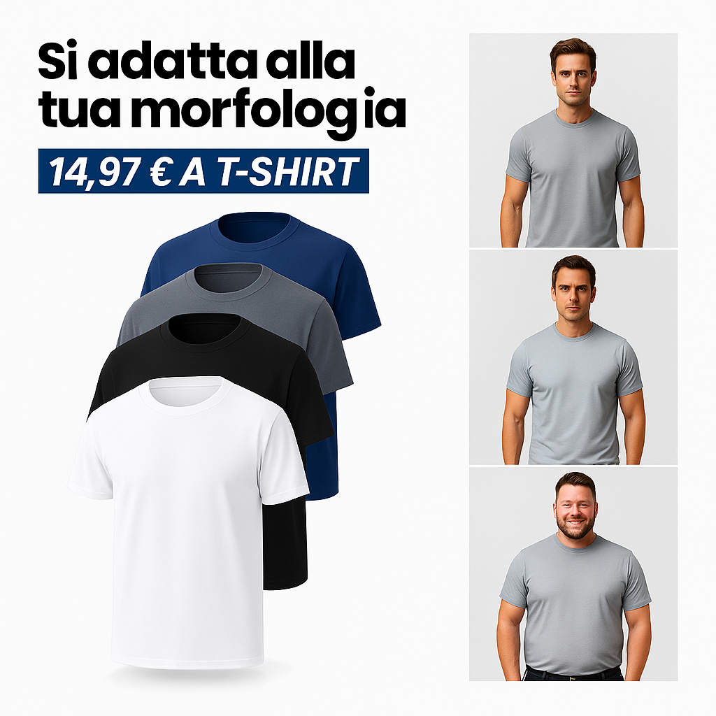 Pacco da 4 t-shirt – Fondamentale