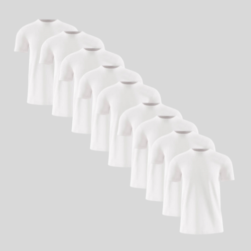 Pacco da 9 t-shirt bianche