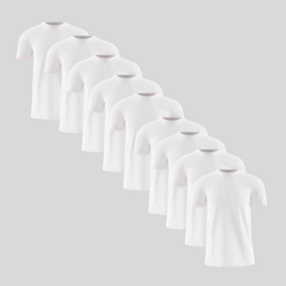Pacco da 9 t-shirt bianche